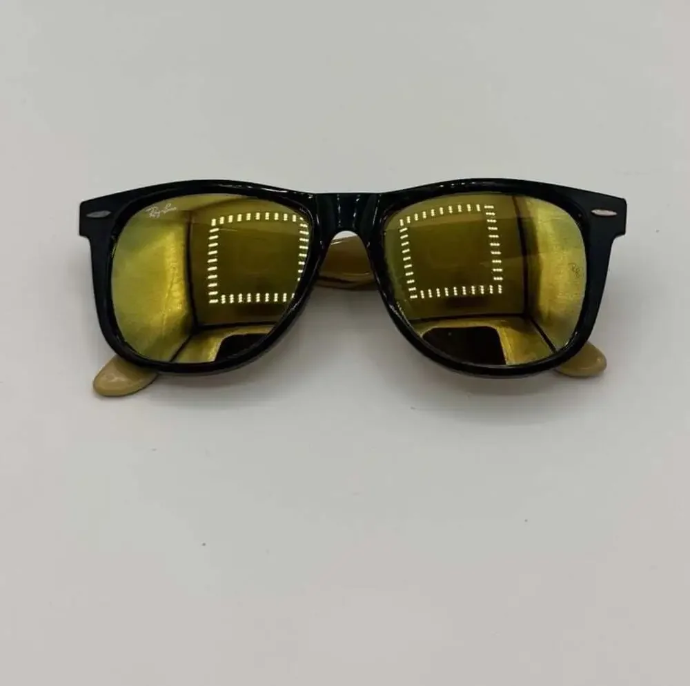 Ray-Ban  Wayfarer Classic Sunglasses in  Black &Yellow Classic (52-22) - RB2140F